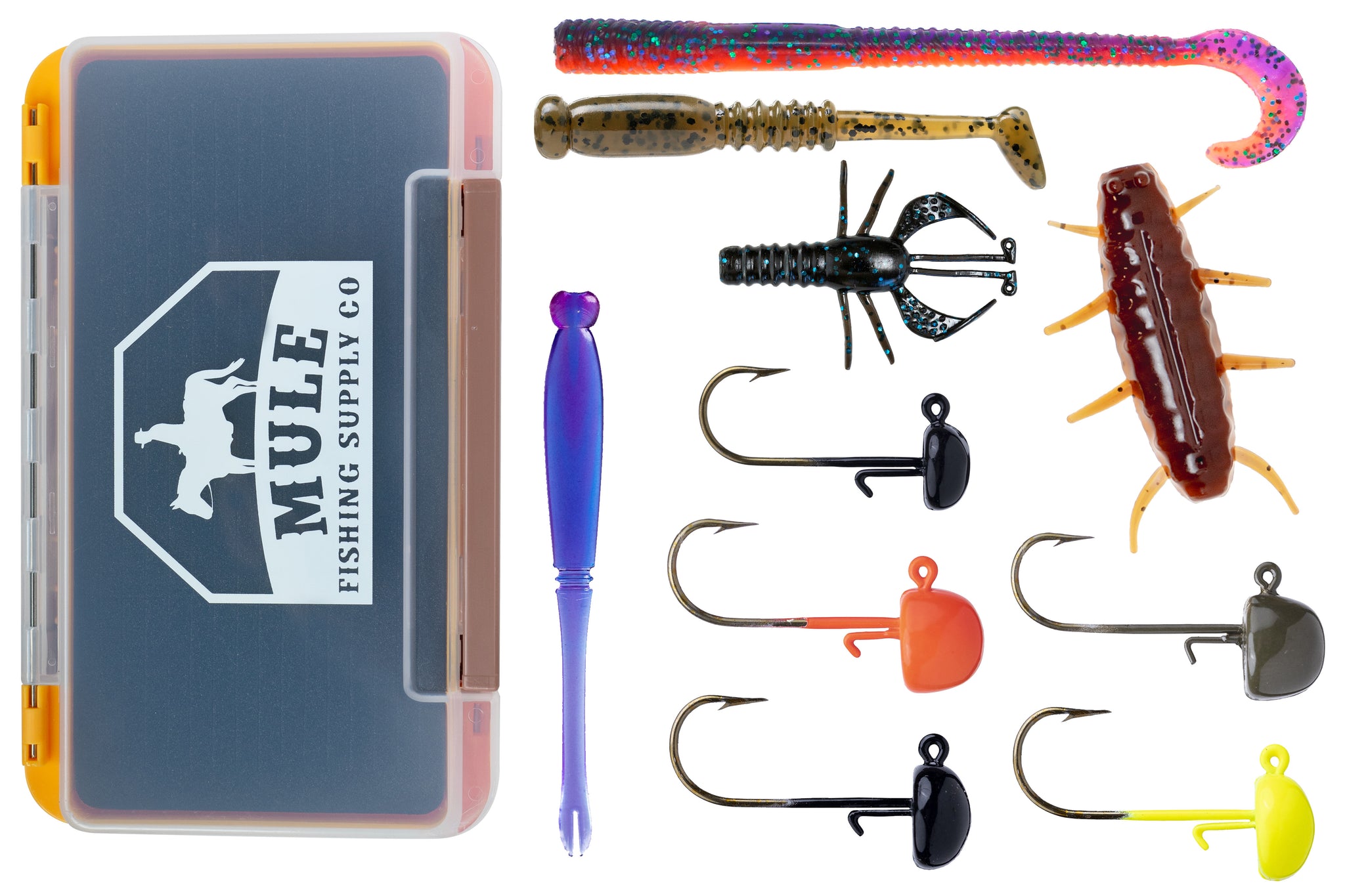 106 piece multi specification fishing tackle lure set kit PLUSINNO 102Pcs Lures  Plusinno Packed inside a durable utility box Weihe 106pcs Fishing Tackle Box